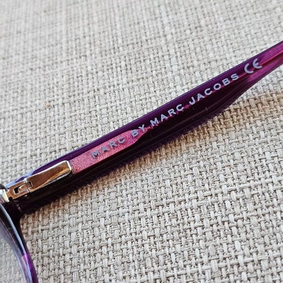 marc by Marc Jacobs Eyeglasses Frame Purple Tone MMJ482 52[]16 135 Glasses - Picture 10 of 12